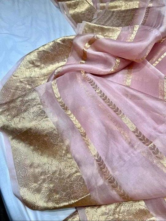 Pure organza silk saree  uploaded by business on 4/23/2022