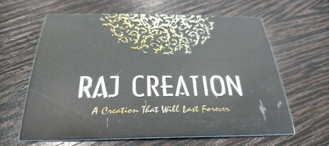 Visiting card store images of Raj creation