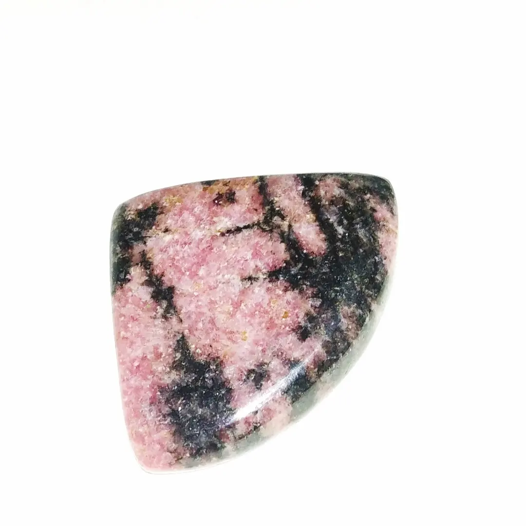 Rhodonite cabochon gemstone uploaded by business on 4/23/2022
