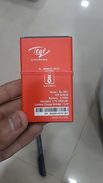 Itel 19ci battery available nice price  uploaded by All mobile's battery and back panel on 10/21/2020