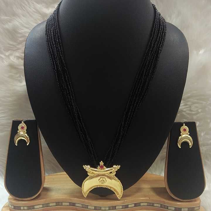 Mangalsutra with earrings uploaded by Mohit shopify on 10/21/2020