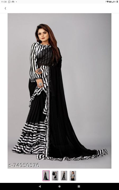 New model latest stylish saree in the 2022 uploaded by business on 4/24/2022