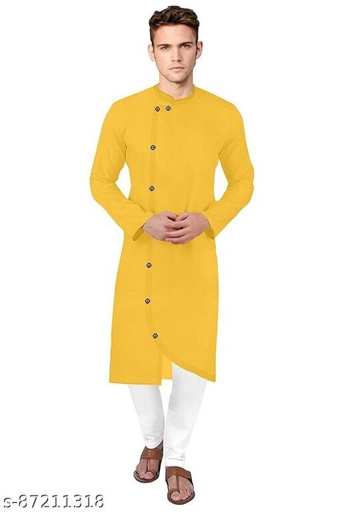 Post image Catalog Name:*Fashionable Men Kurtas*Fabric: CottonSleeve Length: Long SleevesPattern: SolidCombo of: SinglePrice -- 450 ₹Sizes: S (Length Size: 34 in) M (Length Size: 36 in) L (Length Size: 37 in) XL (Length Size: 38 in) XXL (Length Size: 39 in) XXXL (Length Size: 40 in) 
Easy Returns Available In Case Of Any Issue*Proof of Safe Delivery! Click to know on Safety Standards of Delivery Partners- https://ltl.sh/y_nZrAV3