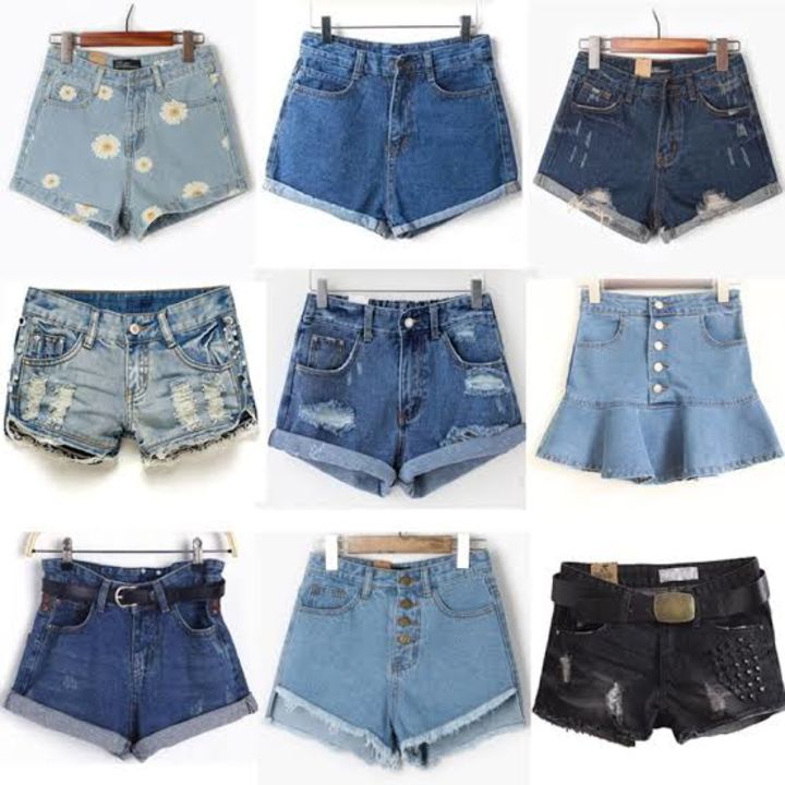 Denim shorts uploaded by business on 4/24/2022