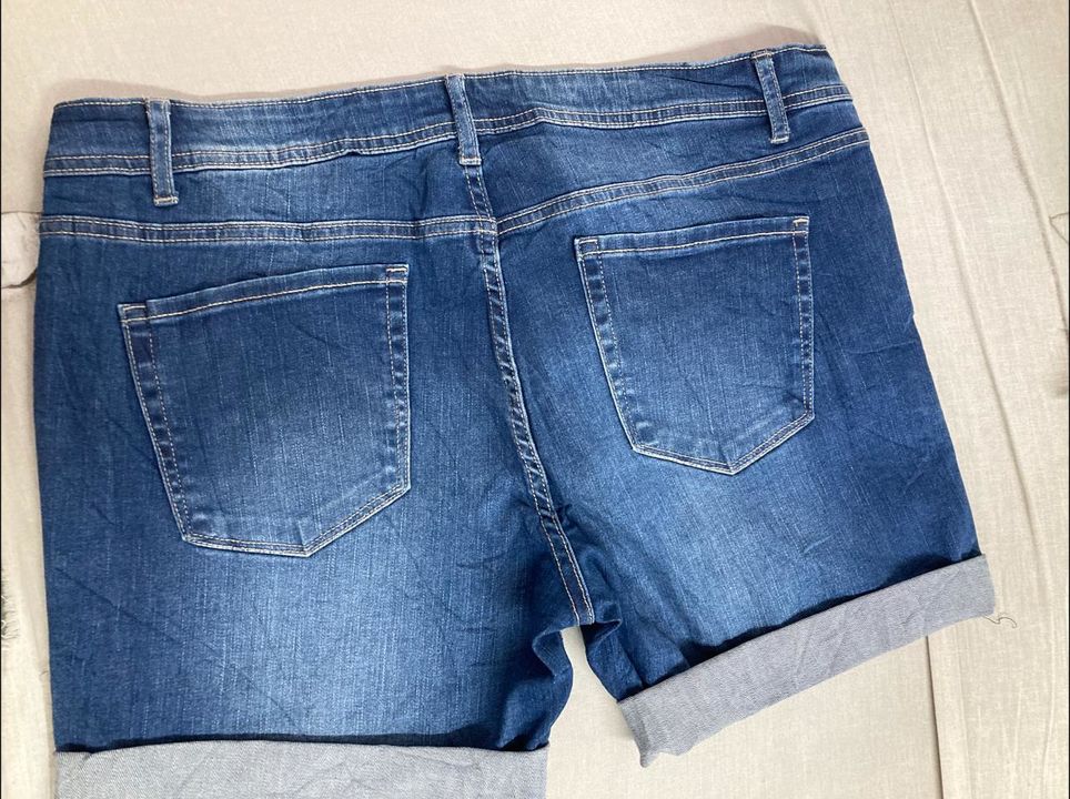 Denim shorts uploaded by business on 4/24/2022