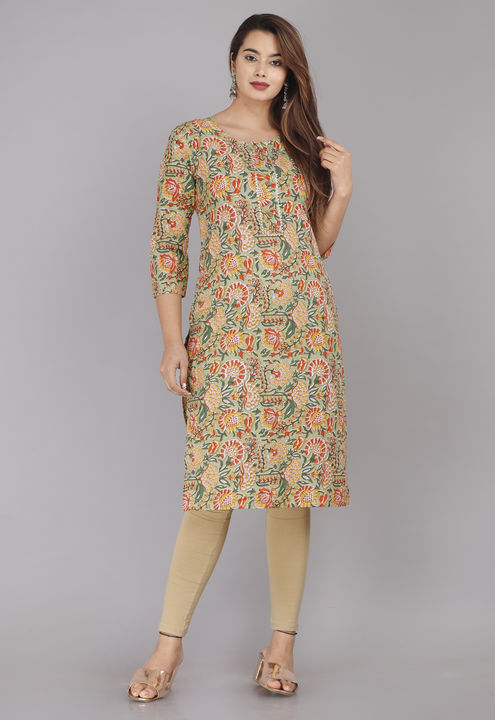 Post image PrettyShe Cotton Printed Kurta Fabric : CottonSize : L to 3XLLength : 43Contact @ 8955677204 for wholesale enquiries.
