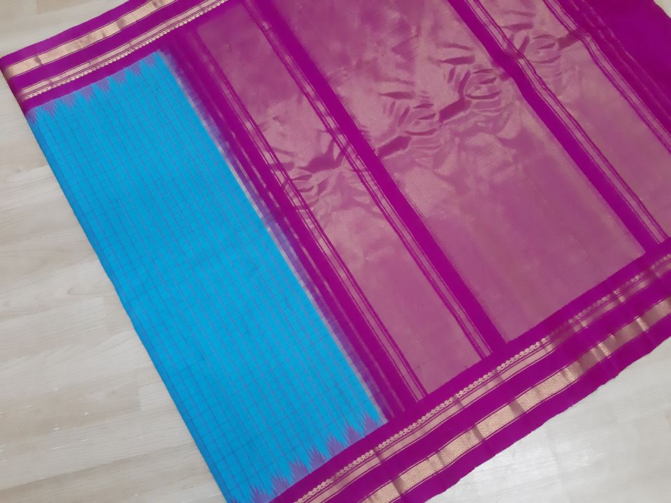 Gadwal Pure silk pattu sarees uploaded by Sri Mallesh handloom Gadwal saree house on 4/24/2022