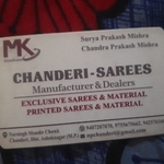 Business logo of Chanderi handloom Sarees & shut