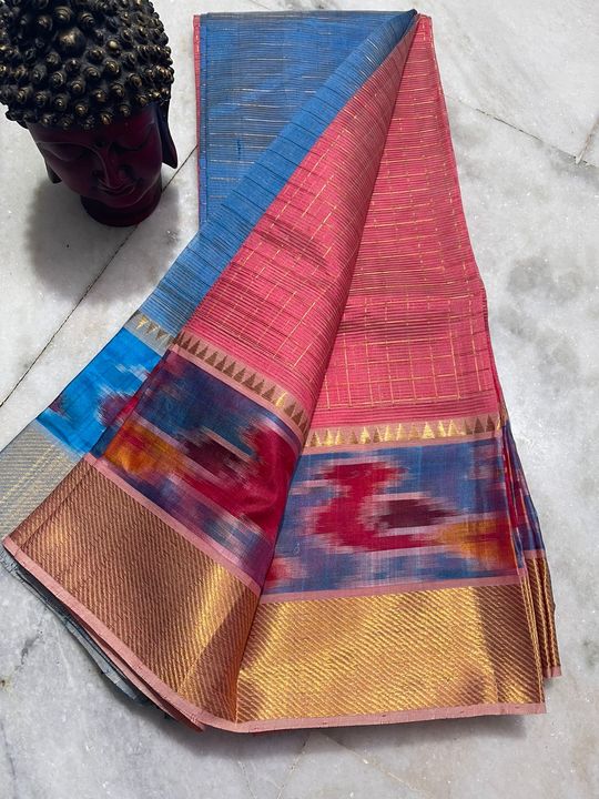 Silk saree uploaded by Trendy collection's on 4/24/2022