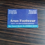 Business logo of Arun footwar