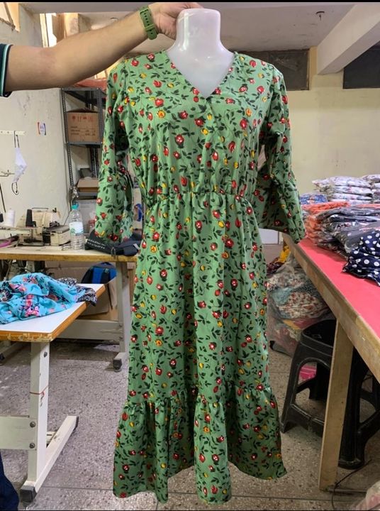 Western Printed women's  dres uploaded by wholsale market on 4/24/2022
