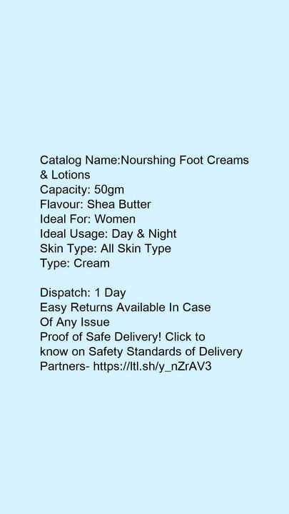 Nourshing Foot Creams & Lotions* uploaded by S - SMART on 4/24/2022