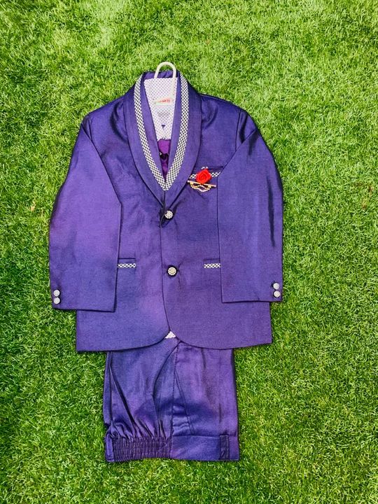 Kids coat pant suit tie set  uploaded by K KAMAL DRESSES  on 4/24/2022