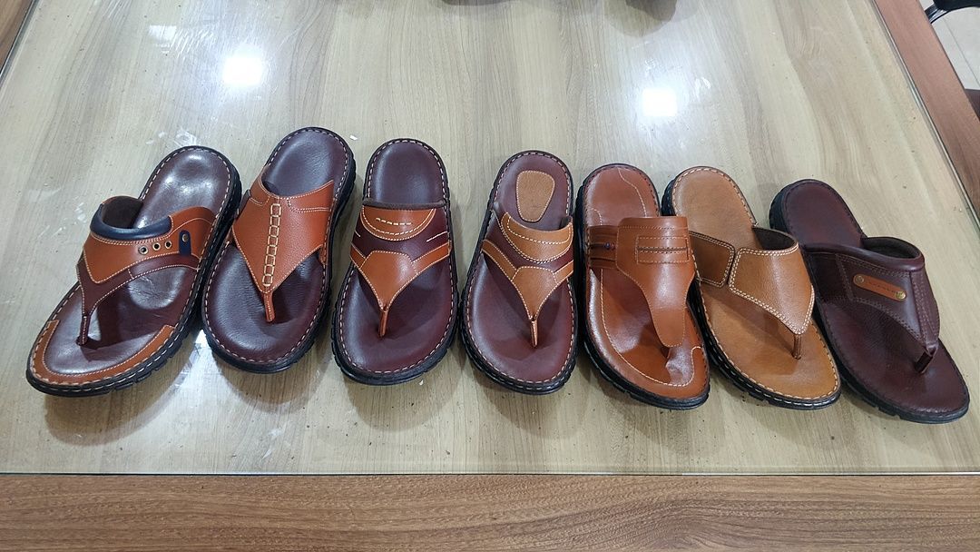Post image Leather slippers sandals on factory price