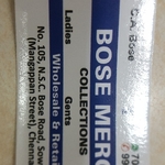 Business logo of Bose mercy collection