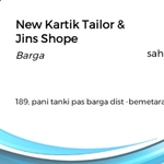 Business logo of New kartik tailors &jins shop barga