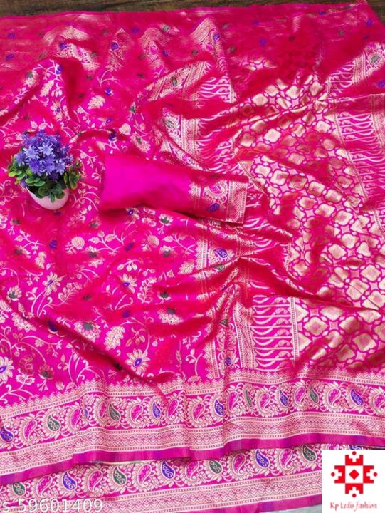 Post image kanjivaram silk saree with blouse piece 850/