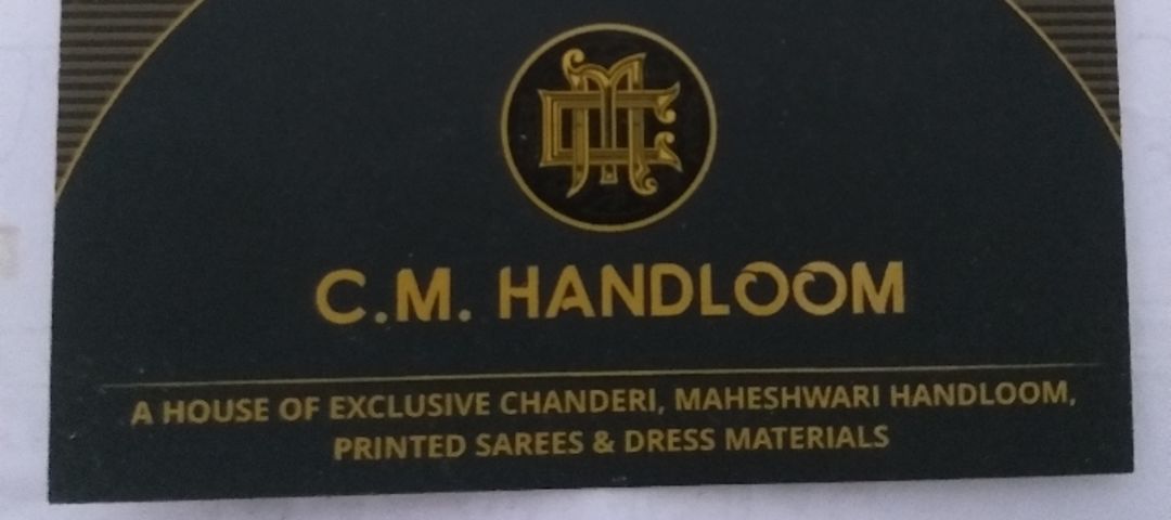 Visiting card store images of Chanderi And Maheshwari Saree