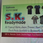 Business logo of S k readymade based out of Solapur