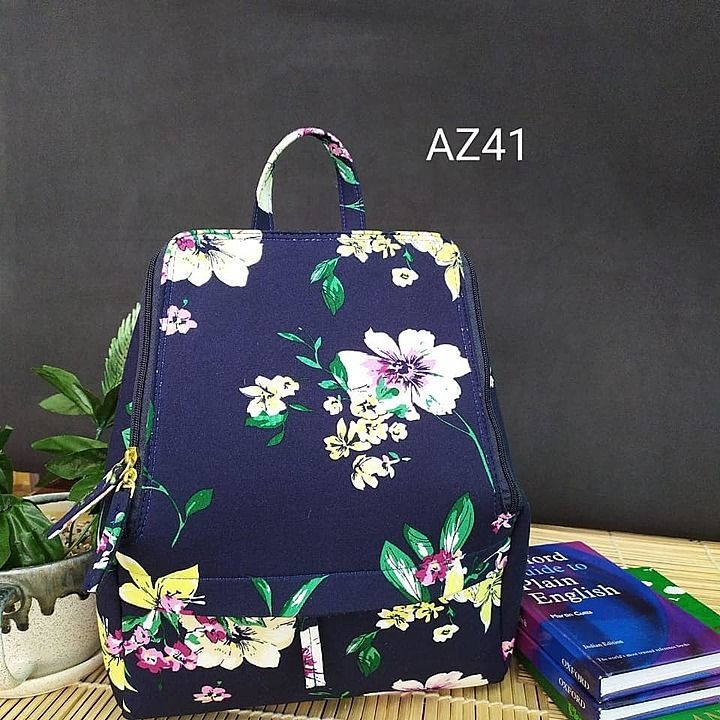 Post image 👉 Ready for dispatch
👉 Fabric Bag Pack
👉 One Main compartment
👉 One front pocket
👉 One back pocket
👉 One inner pocket
👉 Adjustable sling belts
👉 Very light weight and spacious
👉 Cotton fabric
👉 Size 15*11 inch
👉 Price 900+$
