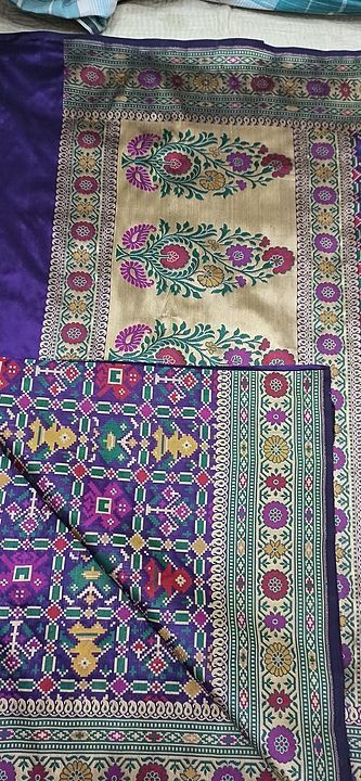 The beautiful Pure katan silk saree uploaded by business on 10/22/2020