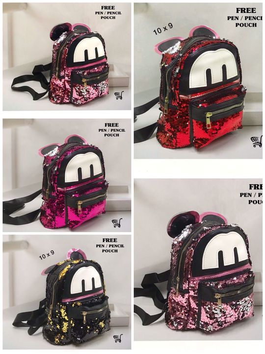 Post image FREE PEN PENCIL POUCHRandomly
SEQUINS BACKPACKBEST QUALITY PRODUCT 
1pc   ::: 750 shipping included
