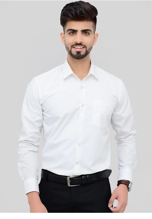 Cotton White Shirt for Men  uploaded by business on 4/25/2022