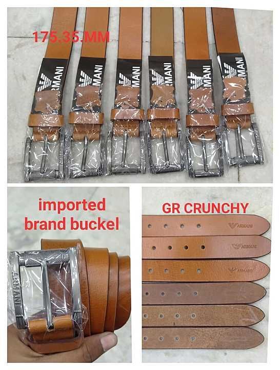 Post image All leather belts available from 40 to 400