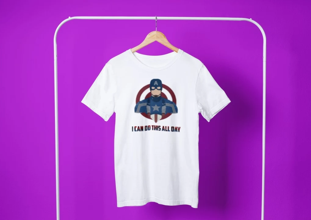 Captain America Printed SuperCool Tshirt uploaded by business on 4/25/2022
