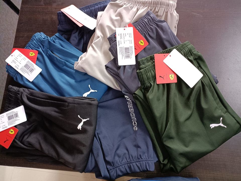 Post image *BRANDED TRACK PANTS*

*BRAND'S AVAILABLE: 
PUMA BMW EDITION, PUMA FERRARI EDITION, ADIDAS, REEBOK*

*ORIGINAL EXPORT QUALITY WITH PRICE TAG : 2,999*

*COLOR : 5*

*SIZE : M L XL XXL

*PREMIUM QUALITY PACKING*

*PRICE : 350

*MOQ: 20*

*LIMITED STOCK*
