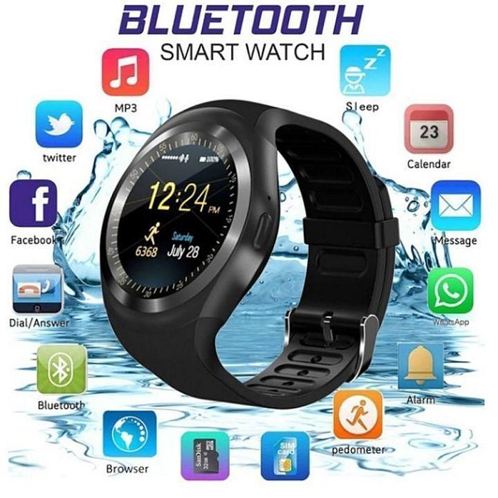 Description: It Has 1 Piece of Smart Watch Material: Silicone + Plastic Size; Dial: 40 mm x 25 mm x  uploaded by Shyam online shopping on 6/16/2020