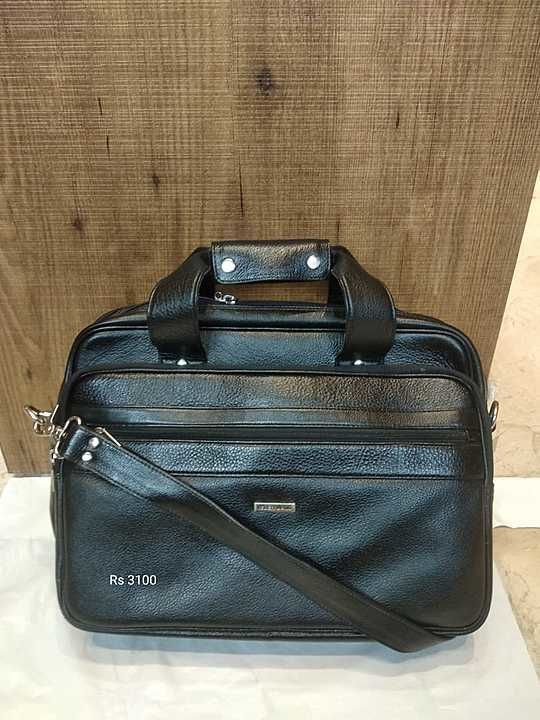 Leather Laptop & Portfolio bag uploaded by business on 10/22/2020