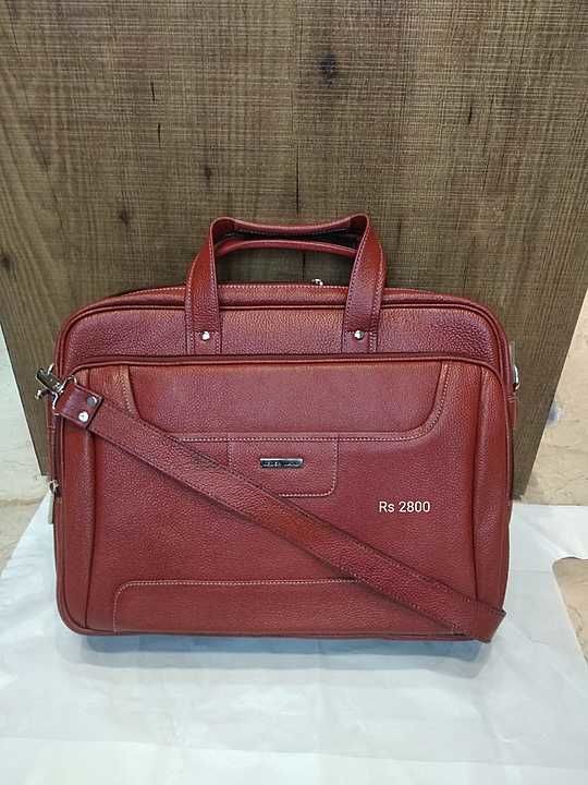 Leather Laptop & Portfolio bag uploaded by business on 10/22/2020