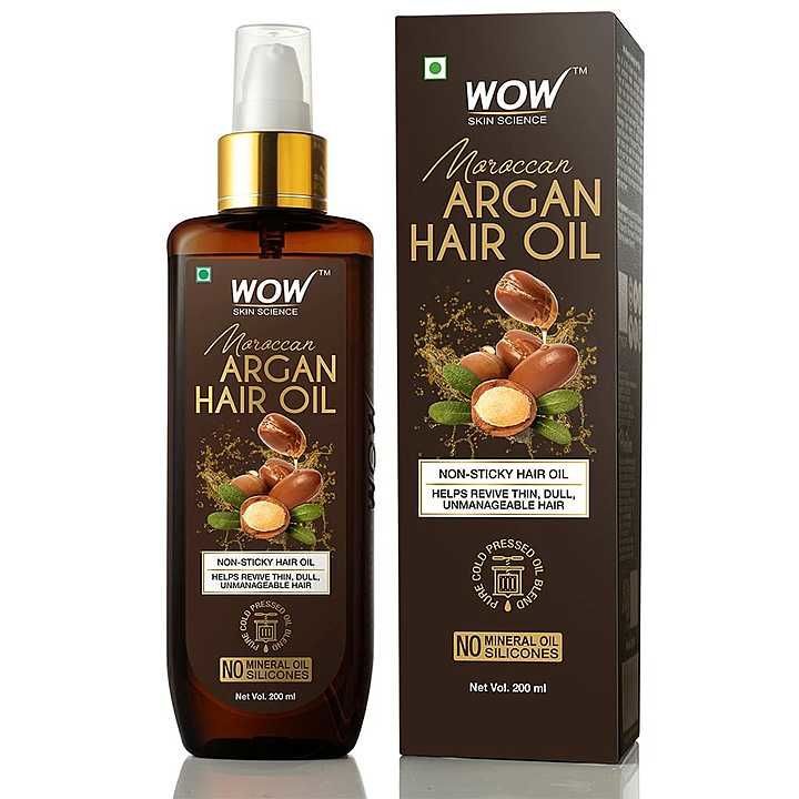 WOW Skin Science Moroccan Argan Hair Oil 28% less than MRP.

 uploaded by Noneofyourbusiness on 10/22/2020