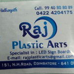Business logo of Raj Plastic Arts