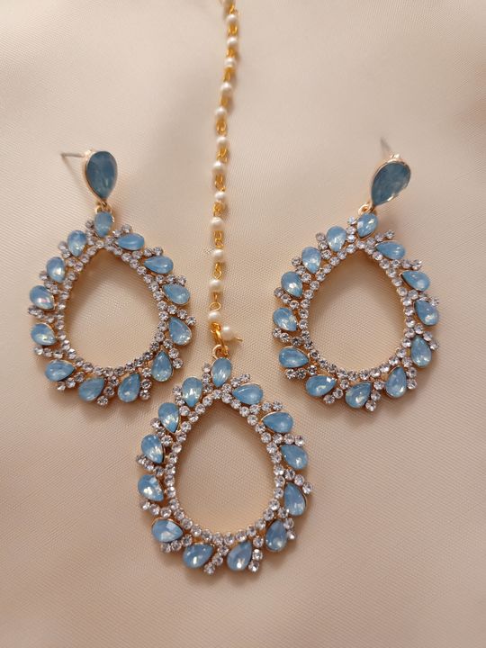 Tikka with Earrings  uploaded by Laxmi Creations on 4/27/2022