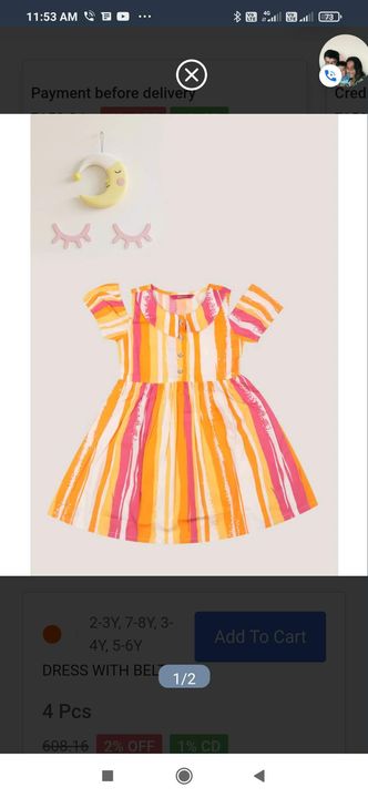 Kids frock uploaded by Rithin collection on 4/27/2022