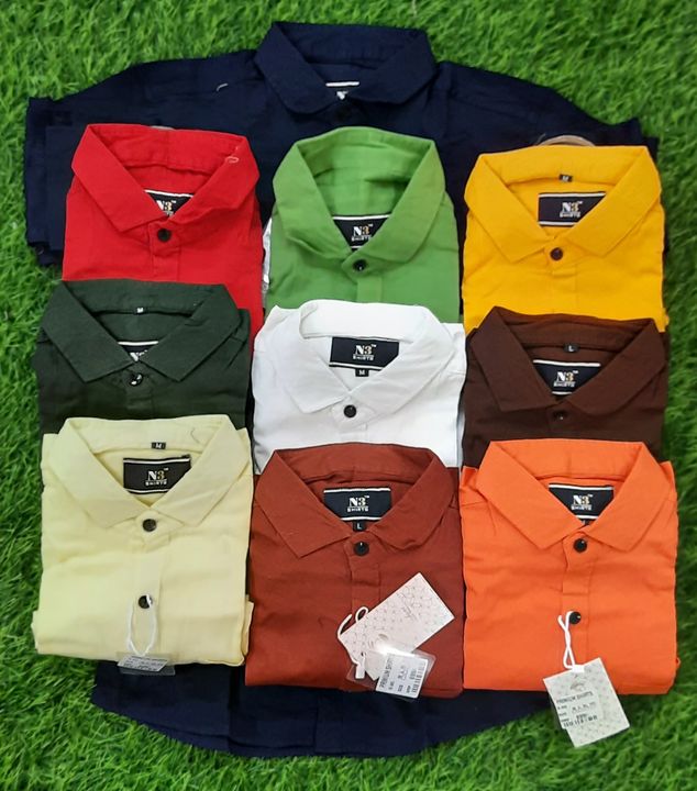 Product image with price: Rs. 220, ID: n3-cotton-plain-shirts-298db23f