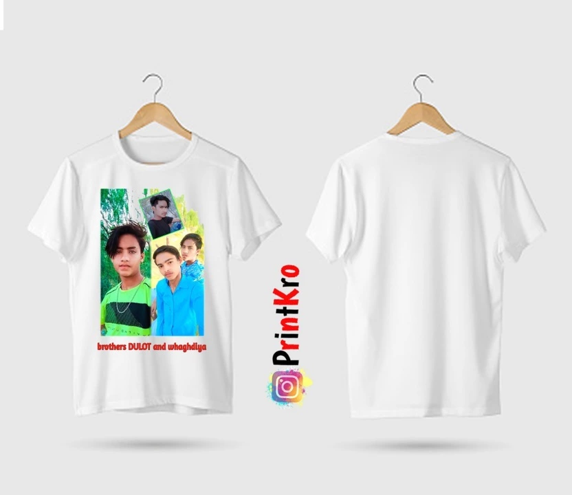 Photo T-shirt Print All India Free Home Delivery uploaded by business on 4/27/2022