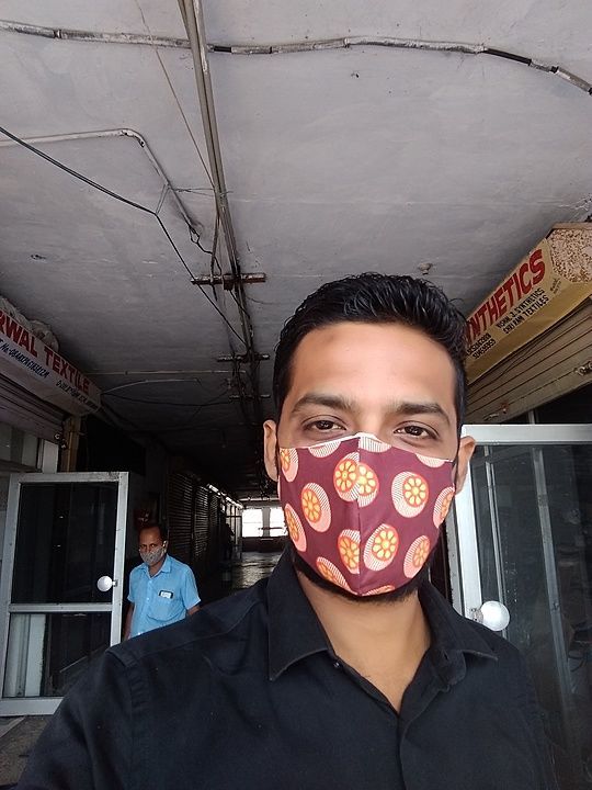 100% cotton two layer face mask suitable for wedding occasions extra uploaded by MAHENDRA SYNTHETICS on 10/22/2020