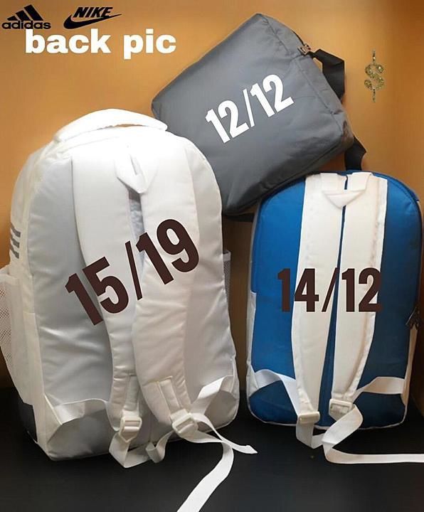 **RESTOCKED AGAIN* 

*FIRST TIME BRAND-ADIDAS  TOMMY AND NIKE IN IMPORTED MAT MATERIAL 3pc Backpack  uploaded by XENITH D UTH WORLD on 10/22/2020