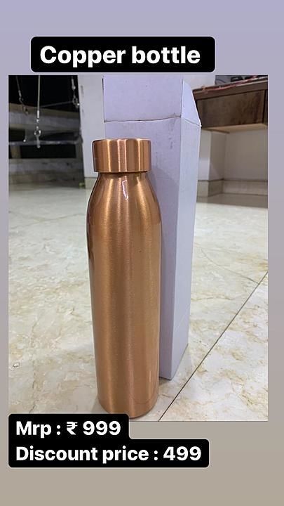Copper bottle uploaded by business on 10/22/2020