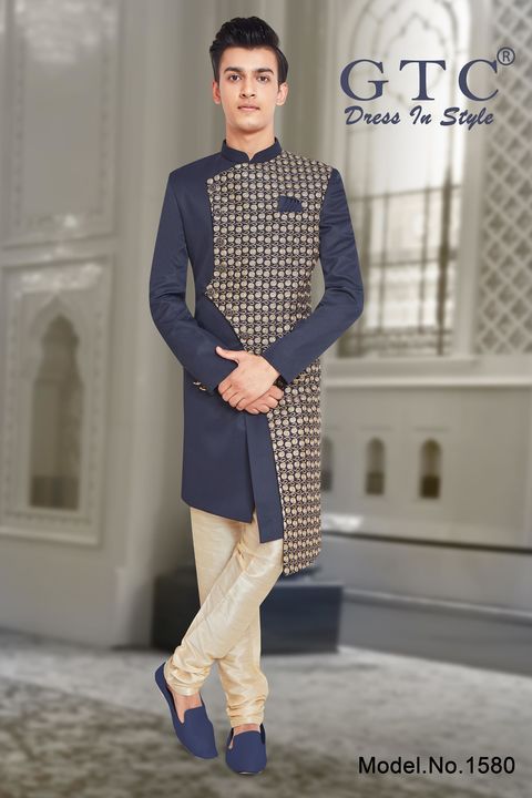 Regal GTC- Indo-Western Sherwani uploaded by AMBE COLLECTIONS  on 4/27/2022
