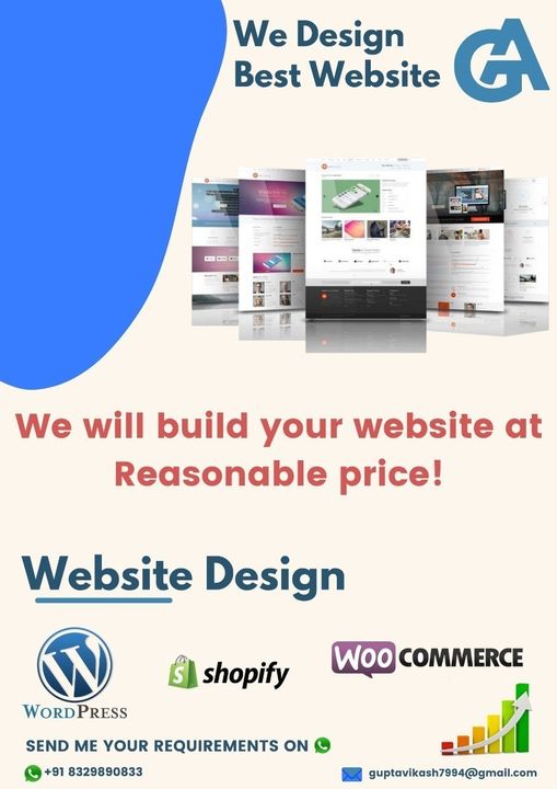 Post image Hey there, you need to website for your growing business at online.We make better website at reasonable prices.