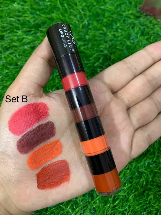 Slvnn
Crazy Girl 4in1 Liquid Lipstick just /- each ship extra uploaded by XENITH D UTH WORLD on 4/27/2022