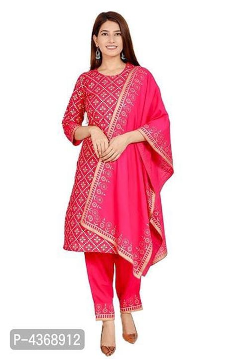 Royal kurta with pant and dupatta set uploaded by business on 4/27/2022