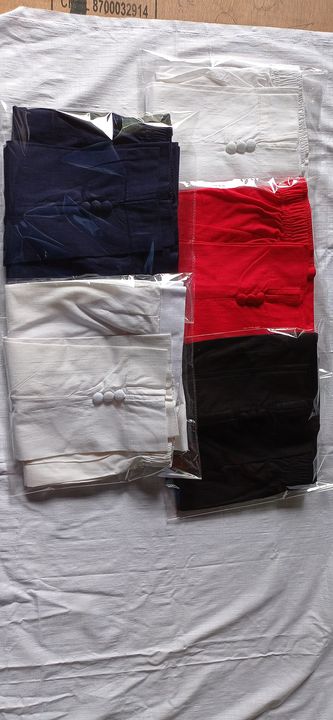 Post image I m manufacturer of ladies slub lycra cotton pant size xl,xxl,3xl color red,white and black .