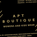 Business logo of APT BOUTIQUE WOMENS AND KIDS WEAR