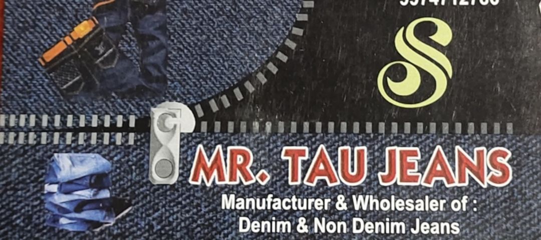 Visiting card store images of Mr.TAU JEANS
