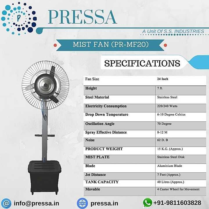 24 inchi fan in coopor motor uploaded by Pressa on 10/22/2020